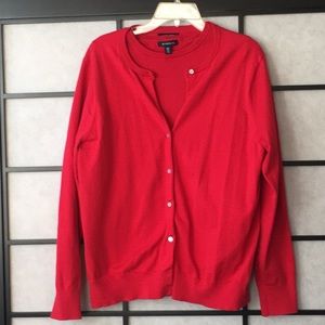 Lands End cardigan and shell set